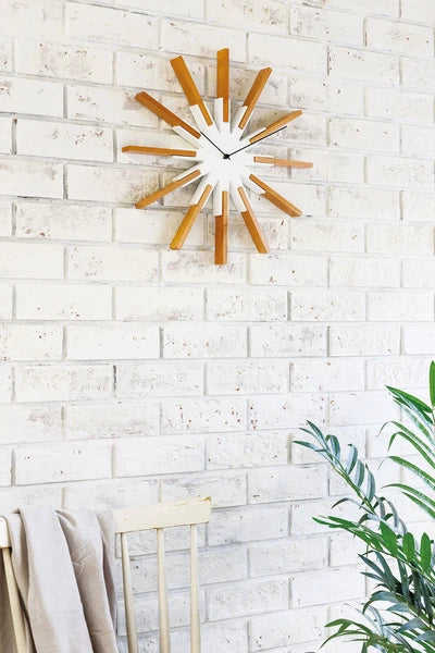 Large Radial Wall Clock