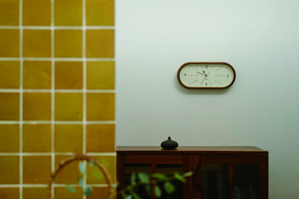 Pill Wooden Wall Clock