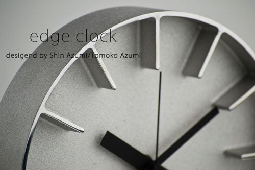 Cast Aluminium Edge Clock